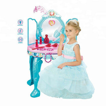 Little Angel - Girls Princess Dressing Table - Blue