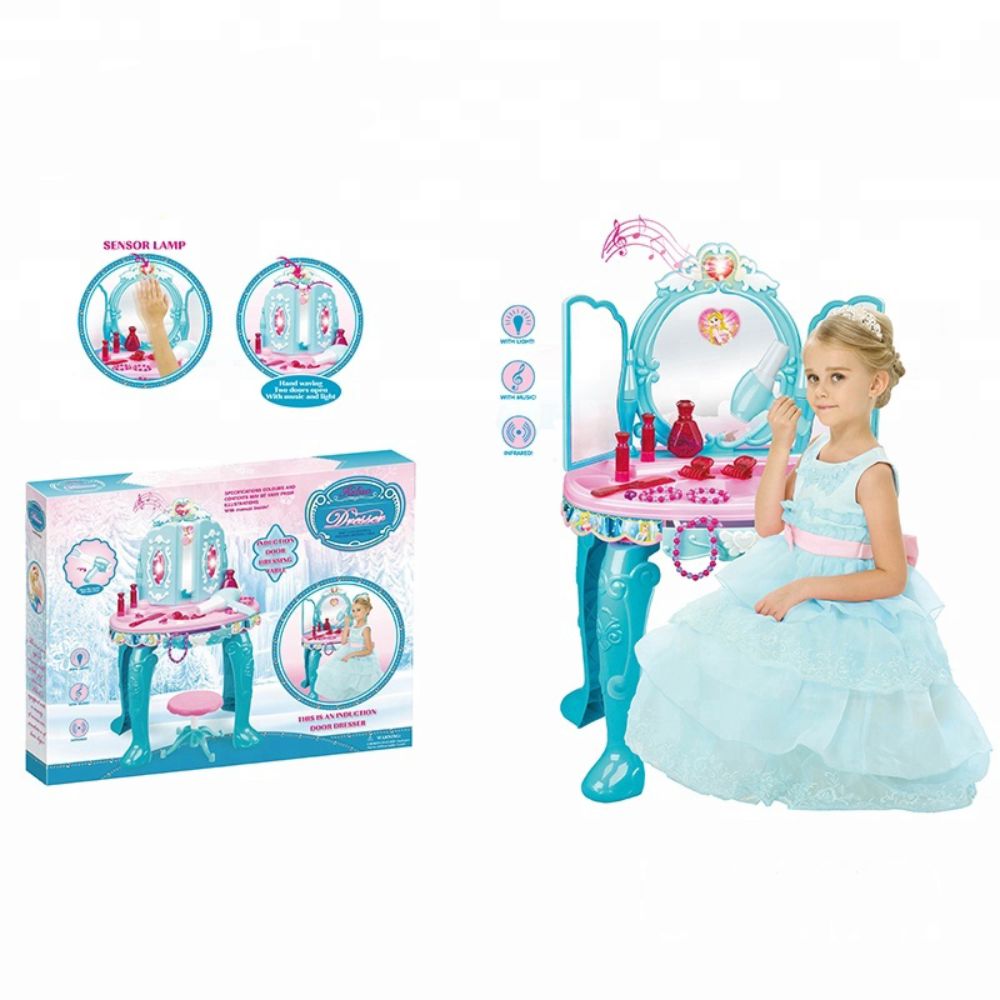 Little Angel - Girls Princess Dressing Table - Blue