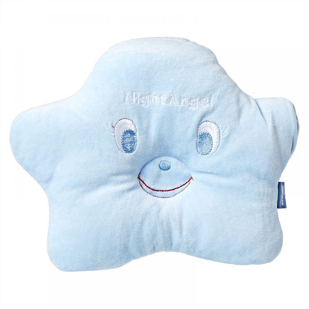 Night Angel Baby Star Pillow Blue - Little Angel Baby Store