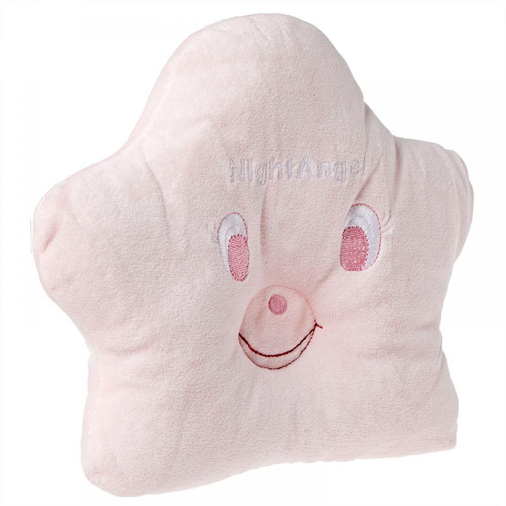 Night Angel Baby Star Pillow Pink - Little Angel Baby Store