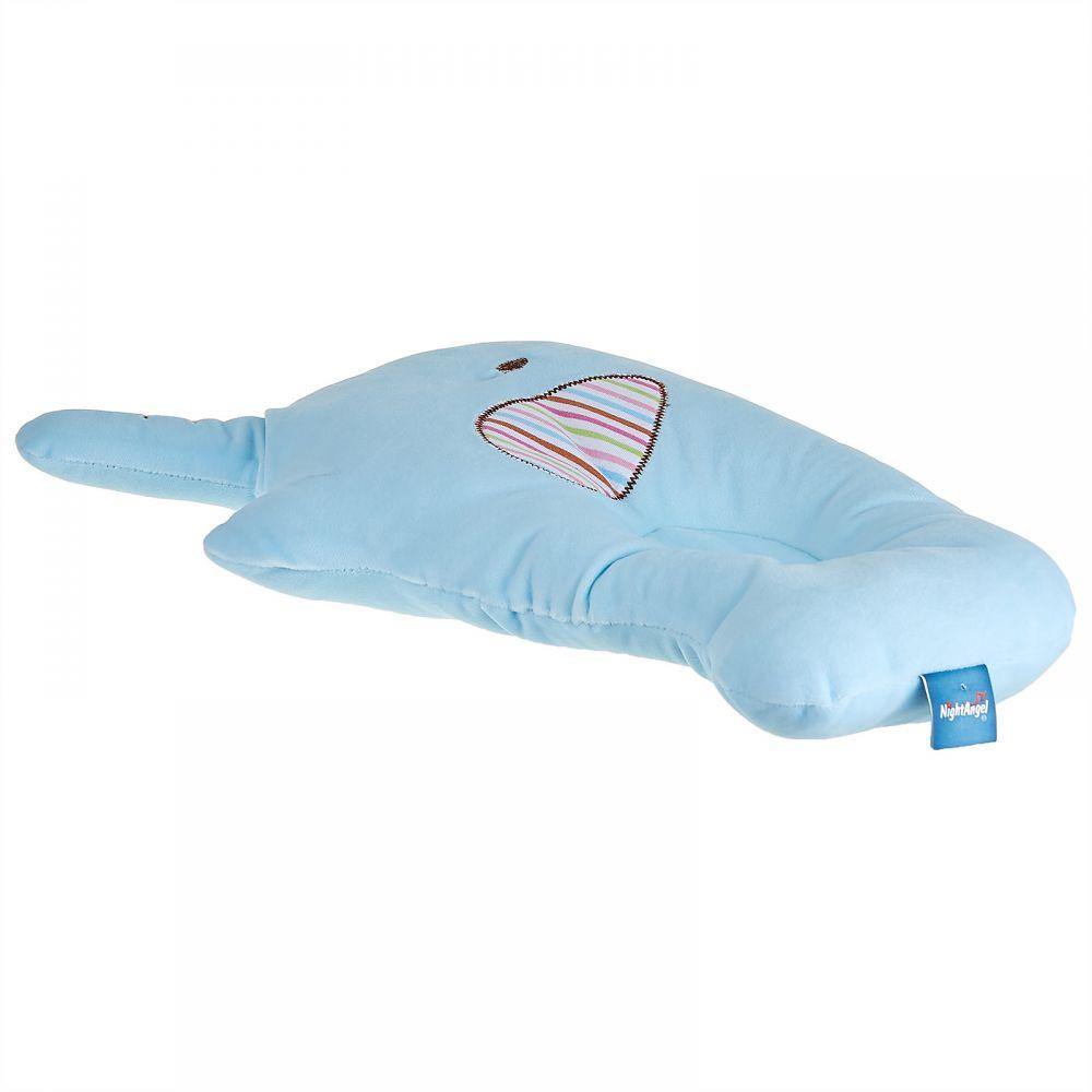 Night Angel Baby Elephant Pillow Blue - Little Angel Baby Store
