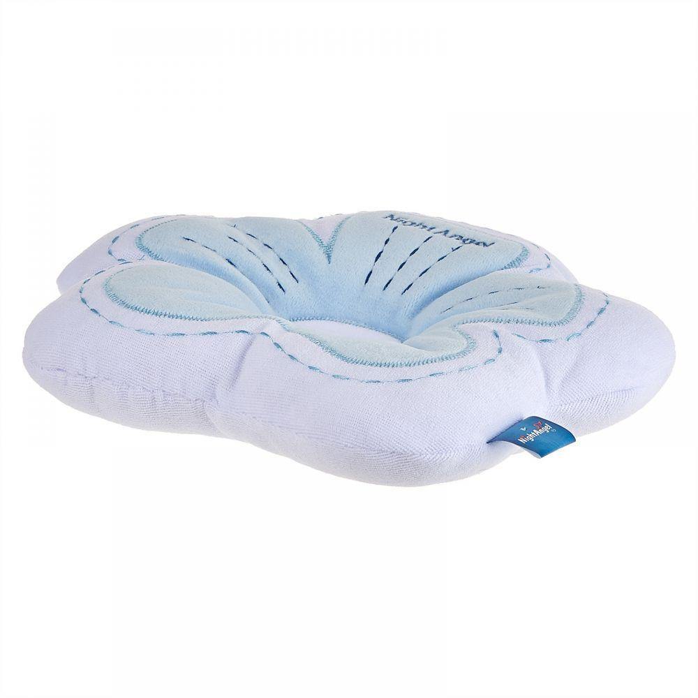 Night Angel Baby Flower Pillow Blue - Little Angel Baby Store