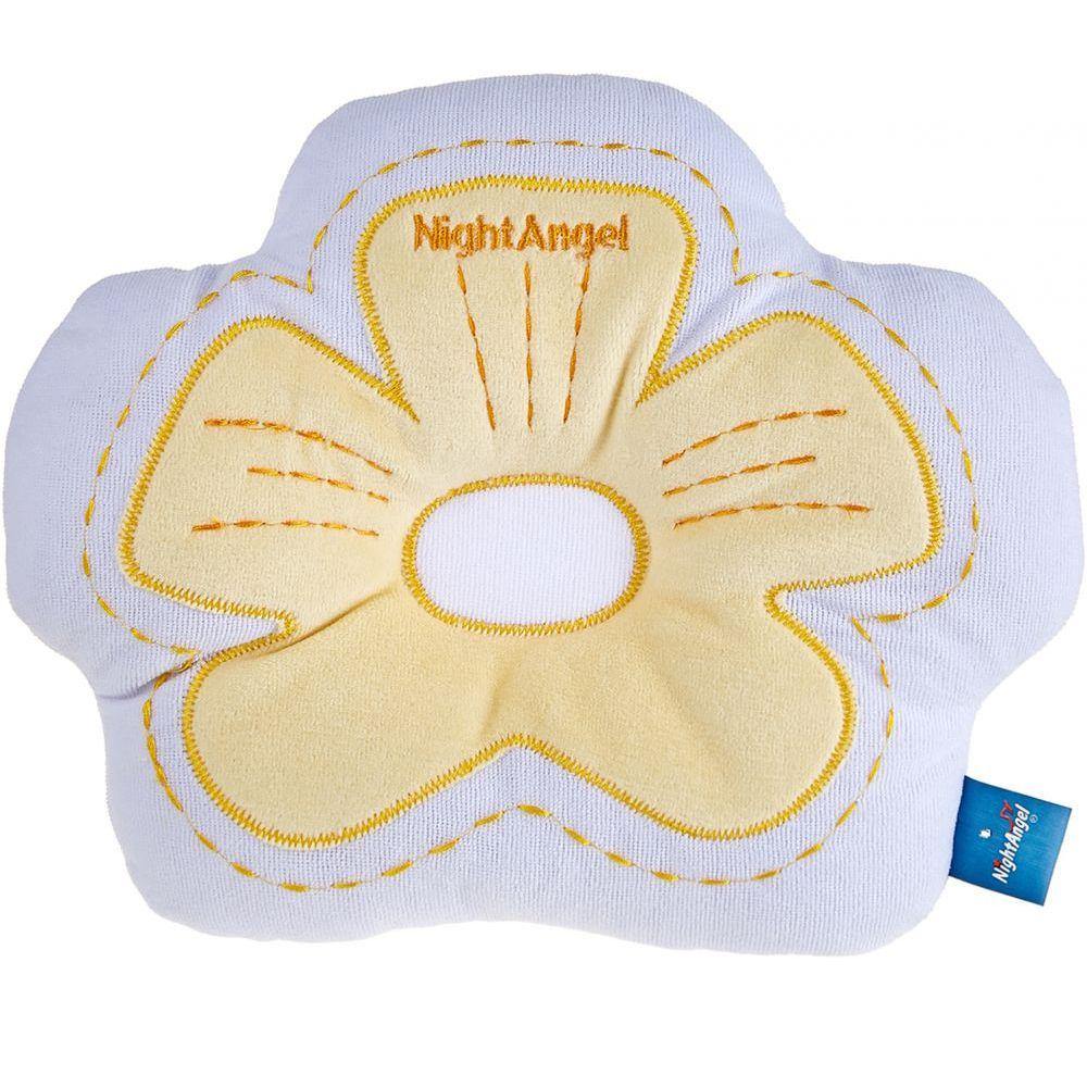 Night Angel Baby Flower Pillow Yellow - Little Angel Baby Store