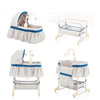Baby Bassinet Deluxe Soothing Multifunctional Swing Motion Bassinet
