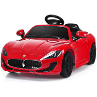 Maserati GranCabrio Kids Licensed Electric Ride-On Car - Red