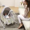 Baby Bassinet Deluxe Soothing Multifunctional Swing Motion Bed