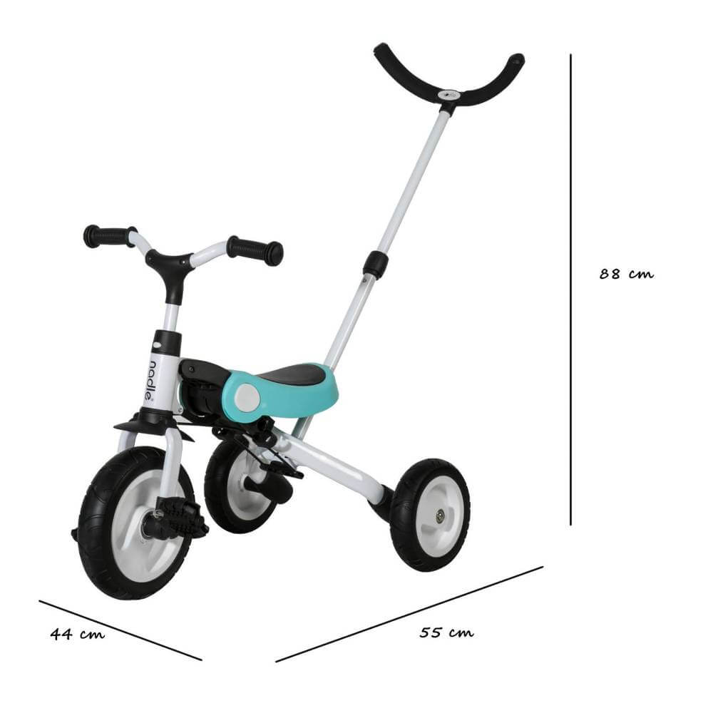 Nadle Kids Tricycle Multifunctional Push Cycle