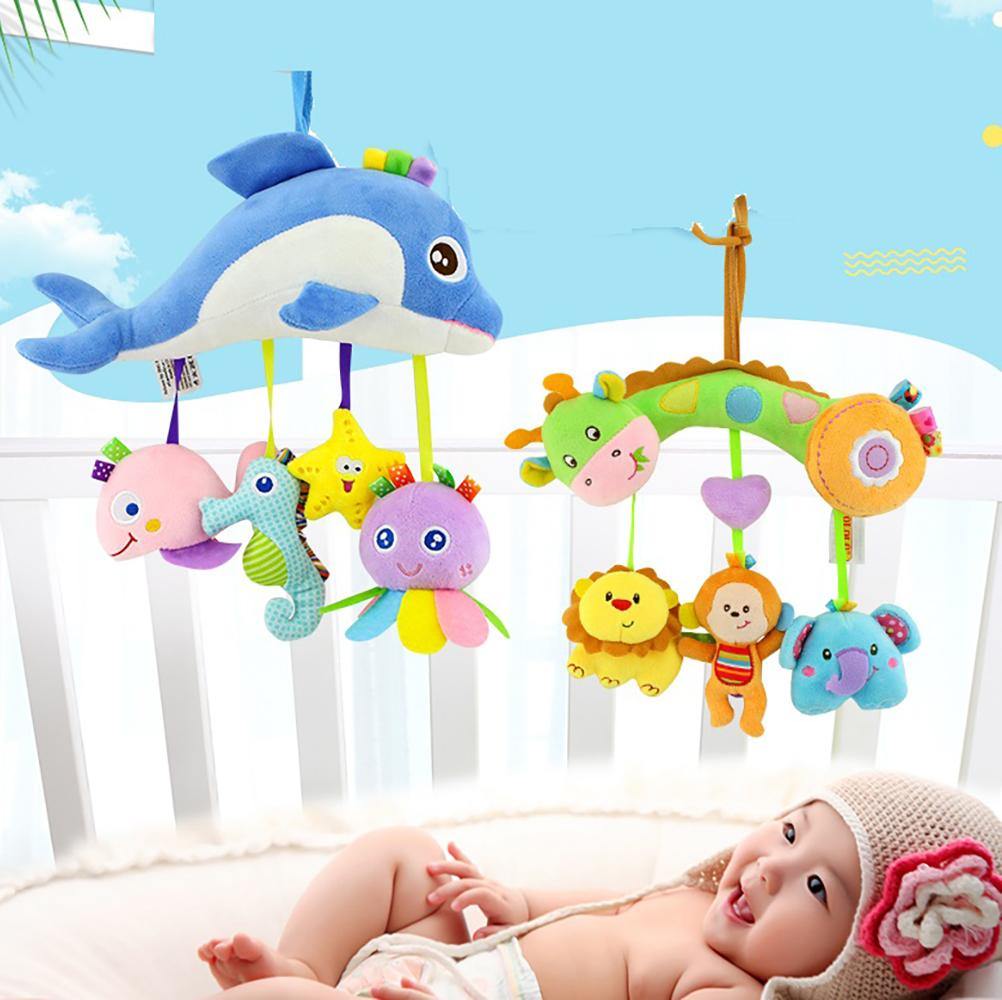 Baby Rattle Toys for Infant Soft Plush Stuffed Hanging Toy - Little Angel Baby Store