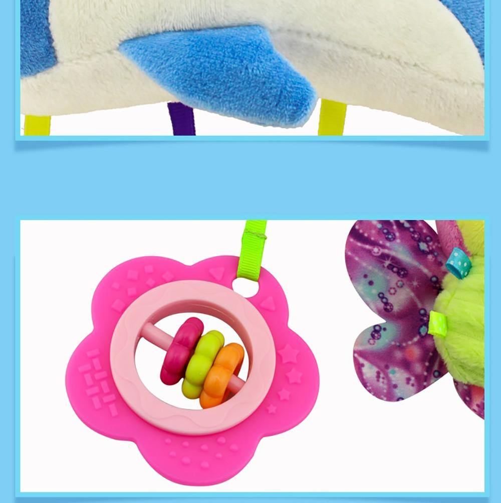 Baby Rattle Toys for Infant Soft Plush Stuffed Hanging Toy - Little Angel Baby Store