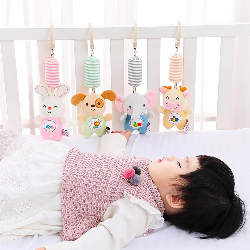 Baby Rattle Toys for Infant Soft Plush Stuffed Hanging Toy - Little Angel Baby Store