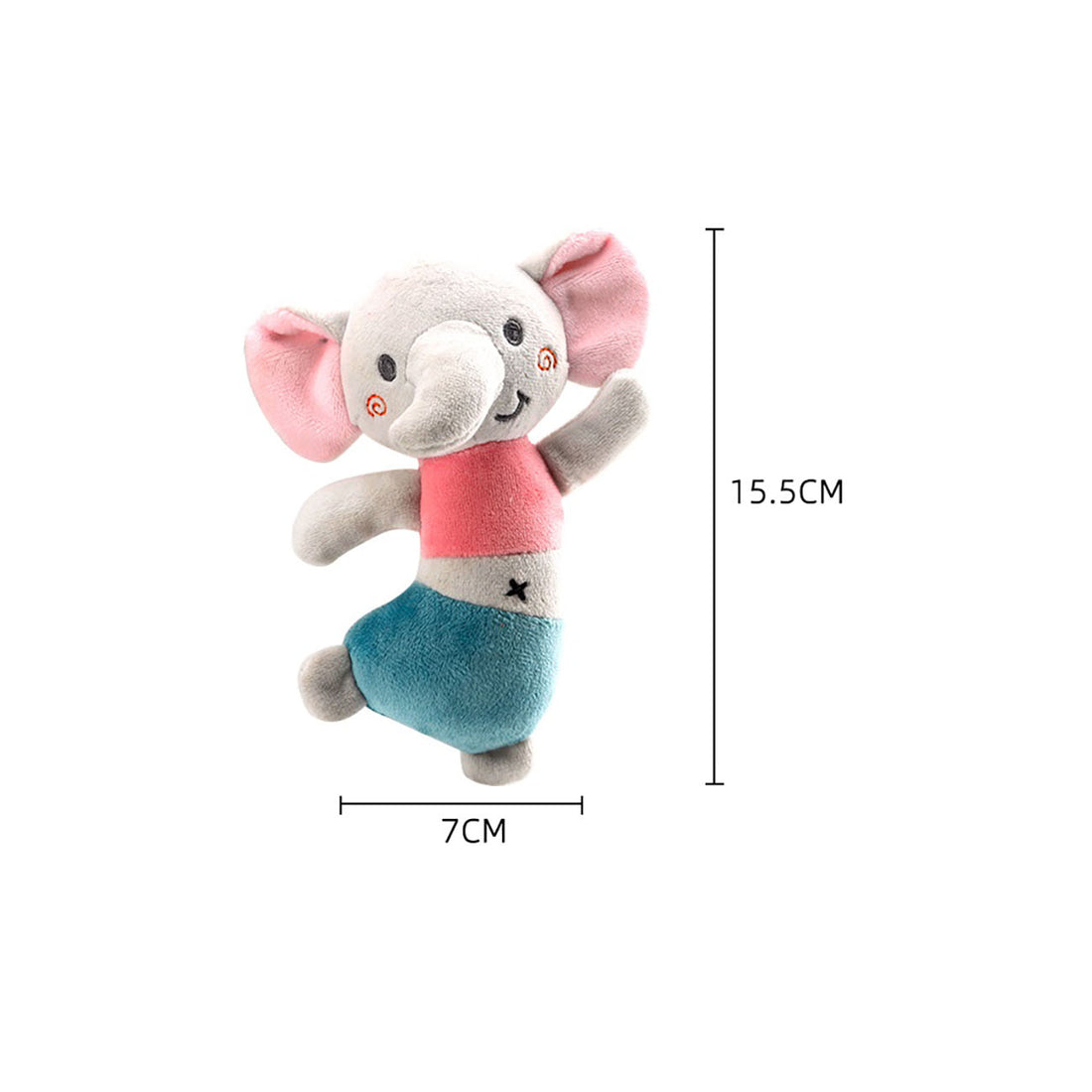 Little Angel Baby Rattle Toys Soft Plush Stuffed Toy