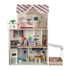 Kids Wooden Dollhouse Pretend-Play Furniture Toy Set for 3+ Years