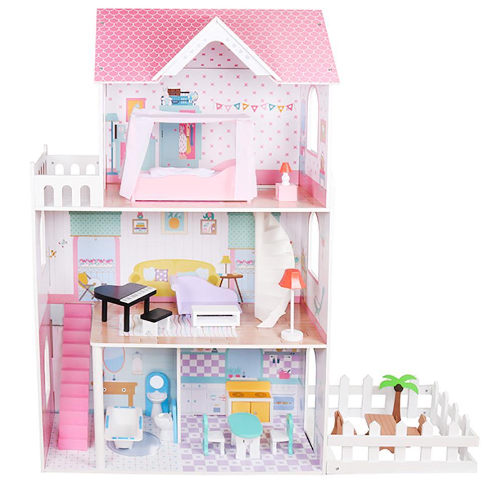 Kids Doll House Pretend Play Furniture Toy Set - Little Angel Baby Store