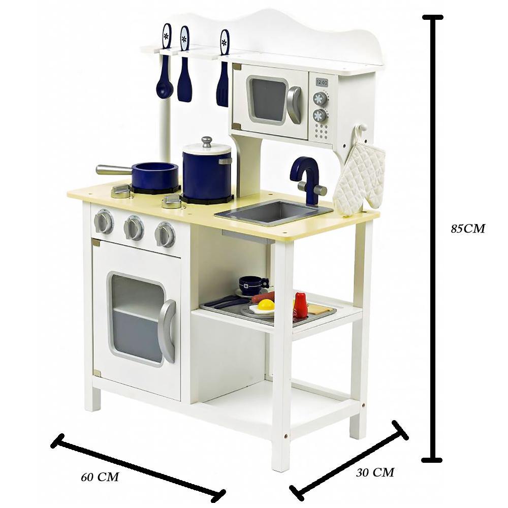Kids Wooden Kitchen Pretend-play Toy - Little Angel Baby Store