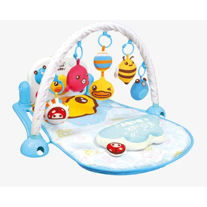 Little Angel Baby Playmat with Pillow and Music - Blue